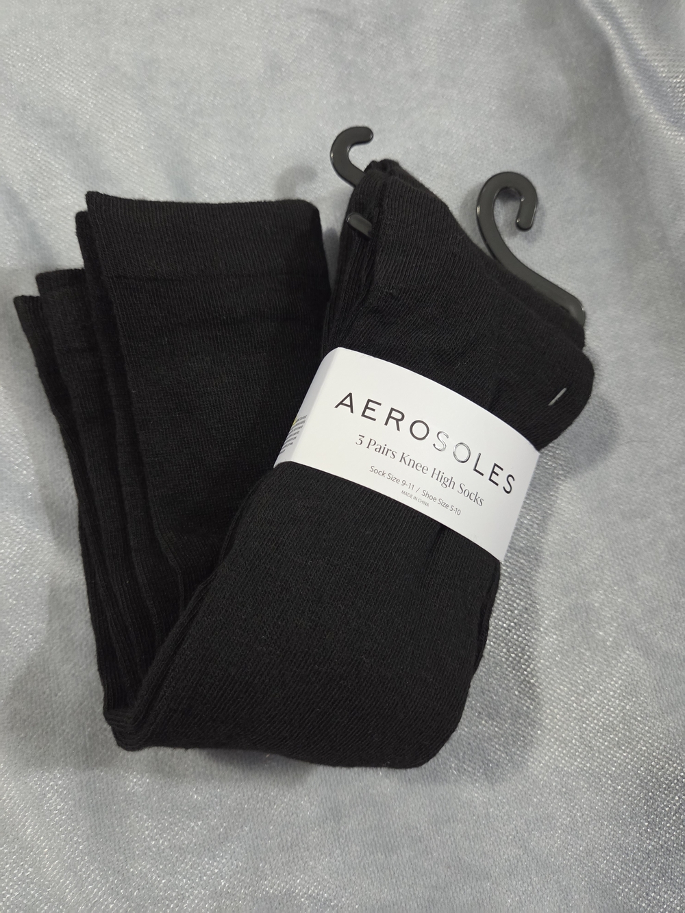 AEROSOLES Black Knee-High Sock Set - 3 Pairs